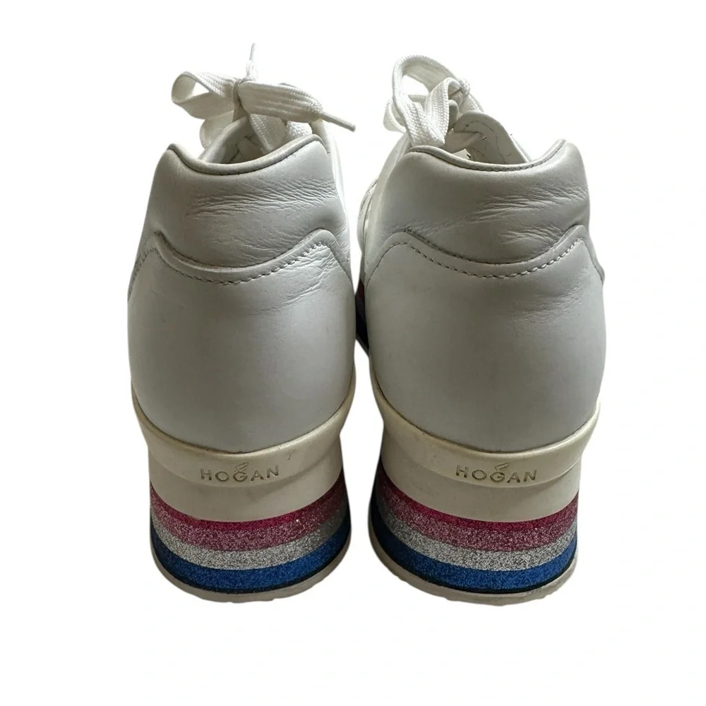 Hogan White Athletic Shoes for Women size 9.5, pre-owned
